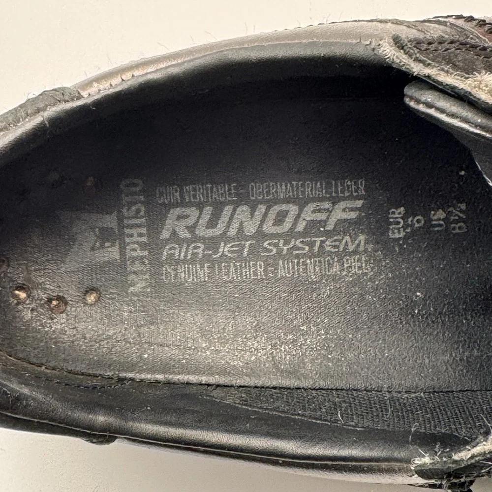 Mephisto Ruby Black‎ Women's Runoff Air Jet Walking Comfort Sneaker Size US 8.5